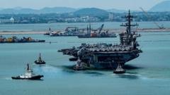 USS Lincoln Docks Near Pattaya After Record 250 Days at Sea
